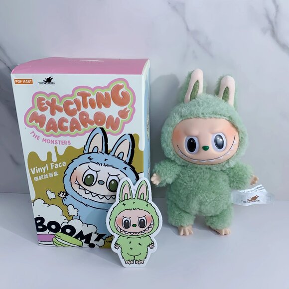 Labubu The Monsters Exciting Macaron GreenGrape - Picture 3 of 6